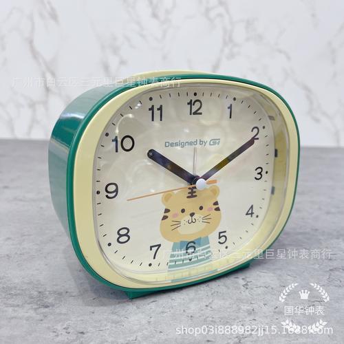 新款熱賣國華內(nèi)打鈴卡通音樂靜音數(shù)字學生鬧鐘 廠家銷售 日用百貨