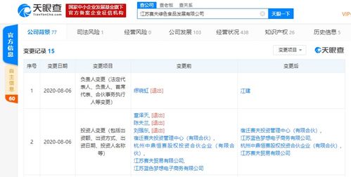 劉強東 章澤天退出江蘇賽夫綠色食品發展投資人